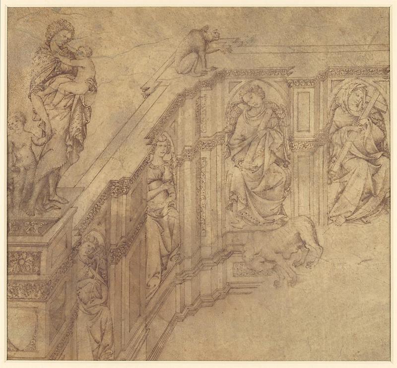 Drawing for the Fonte Gaia