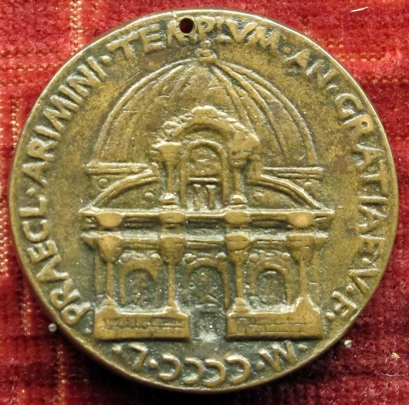 Matteo_de'_pasti,_medaglia_di_sigismondo_pandolfo_malatesta_col_tempio_malatestiano,_verso_1450.JPG