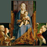 Madonna and Child Enthroned with Saints